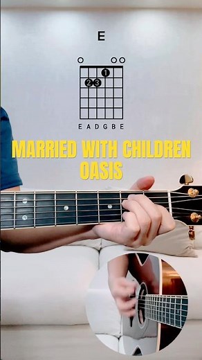 Married With Children | Oasis | Guitar Tutorial #guitar #oasis #guitarcover #chords #acoustic #gtr