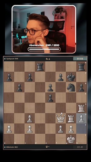 Vong fesselung zur fesselung! Wer war dabei im youtube live stream? #schach #lernenmittiktok #spiele