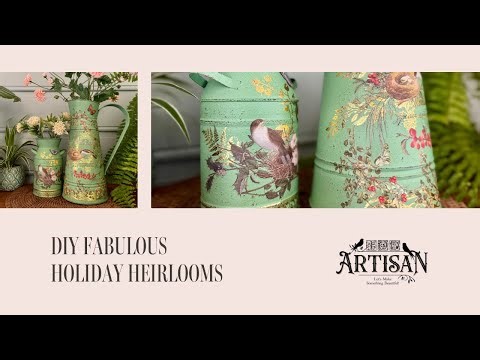 Upcycle Fabulous Holiday Heirlooms with IOD Artisan Vonnie Smith