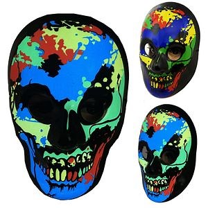 [Hot Item] Light up Mask Glowing Scary Cosplay Masquerade Costume Glow LED 3D Mask for Halloween Party Event