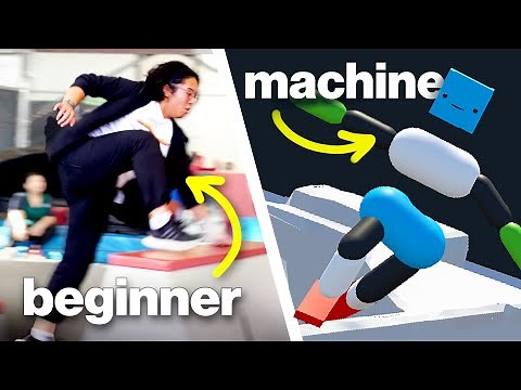 i raced an AI to learn parkour