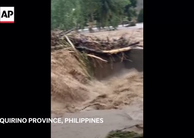 Floods rage in northern Philippines after Typhoon Toraji sweeps across region