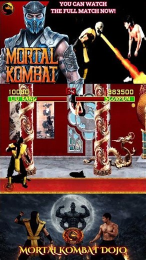 Liu Kang vs Scorpion - Mortal Kombat (1992)