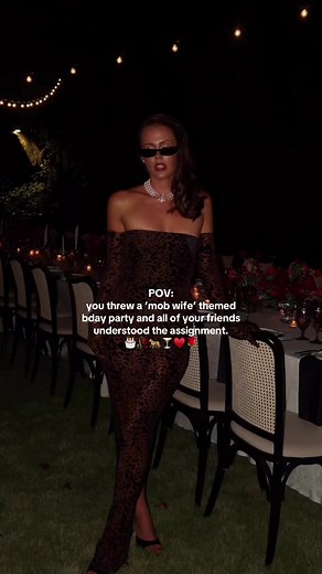 'Mob Wife' Themed Birthday Party Celebration