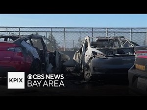 Fiery crash involving Teslas in San Jose on Highway 87 leaves 2 dead