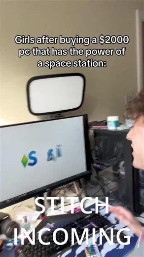 Why do people use powerful pcs for basic games? #computer #pc #tech #geek #gamingpc #meme @_adammc2