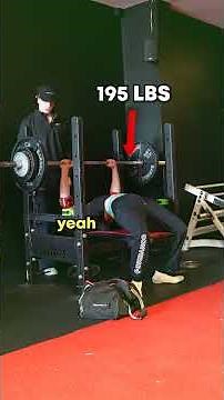 His First Time Benching 200LBS