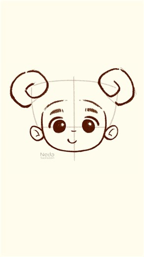 Cute Girl Fun Drawing ✍️ How To Draw A Cartoon Girl Easy Step by Step #kawaiifacesketch #animedraw