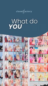 Everything we do is built around you. Show of your style with a custom space from Closet Factory and highlight the things you love. | Closet Factory