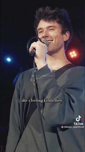 Alec Benjamin singing with his fans...