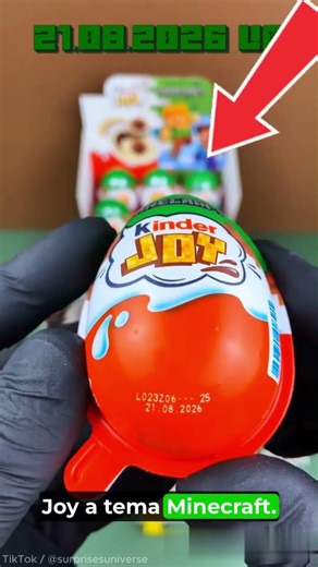 I NUOVI KINDER JOY DI @minecraft! 😮🤩