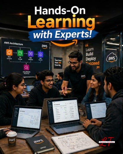 Learn AWS. Build Your Cloud Career ☁️🚀Real-time training + Placement support