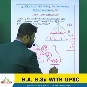 38 reactions | Count The Number Of Triangles | Shaheen Group of Institutions | Facebook