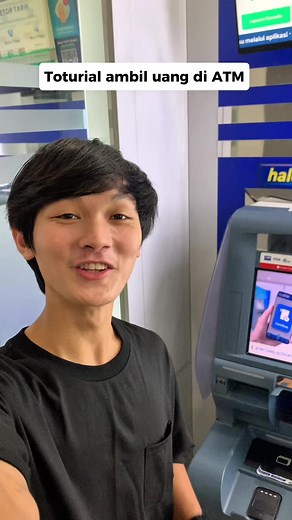 toturial ambil uang di ATM #foryou #fyp #toturial #bank #atm