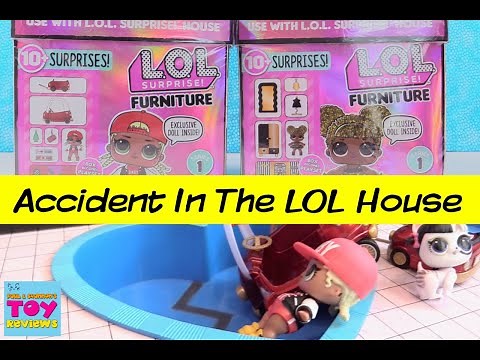 LOL Surprise Furniture Packs Boutique Cozy Coupe Doll Toy Unboxing Review | PSToyReviews