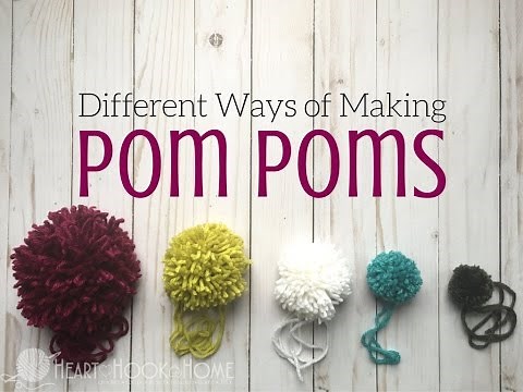 How to Use Clover Pom Pom Makers | Step-by-Step Easy DIY Yarn Pom Poms! 🧶