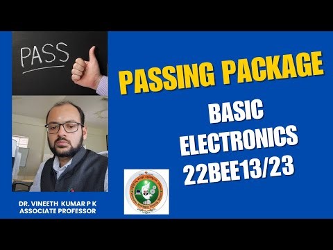 SMART PASSING PACKAGE | Basic Electronics BBEE103/203 | VTU 1st Year ECE | Important questions ECE