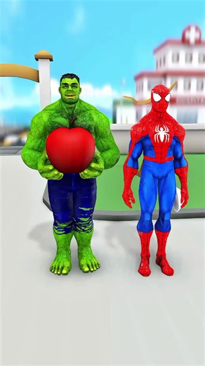 hulk Spiderman 😺 kids cartoon 😛 #cartoon #viralvideo #unitedstates #kids #funnyvideos #usakids
