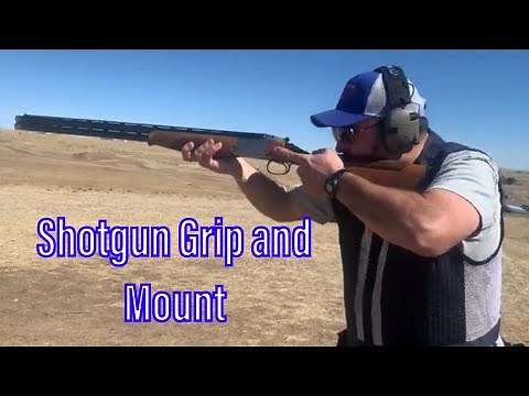 How to mount and grip a shotgun