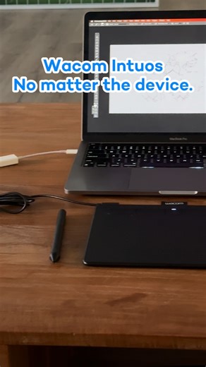 Wacom Singapore on Instagram: "New idea? Grab your Wacom Intuos. 💻 Mac? ✔️ 🖥️ PC? ✔️ 📱 Android? ✔️ For Windows & Mac: Install the driver first. Then, just plug in — and start creating. #WacomIntuos #NoProblem #CreateAnywhere"