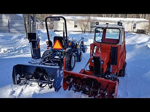 Ford diesel tractor vs Ariens GT snowblower comparison