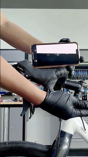 No tools needed! Just adjust your handlebar angle with your phone!#biketips #ROCKBROS #cycling