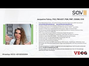 VMA Value Methodology Associate Preparation course - VMF1 ( Value Engineering Course) Fundamentals 1