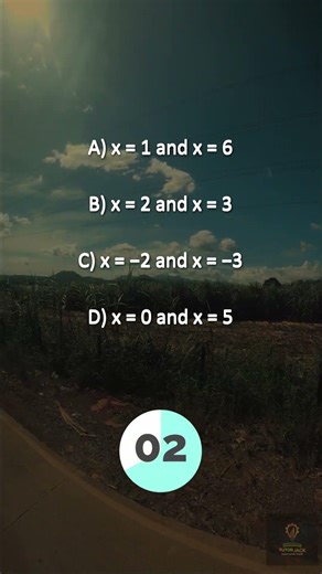 CELE/PRC Engineering Math | Quadratic Fast Solve | x^2-5x+6=0 #shorts