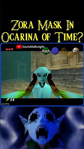 Zora Mask in Ocarina of Time? 🤔 #zelda #nintendo #gameplay #shorts #nostalgia