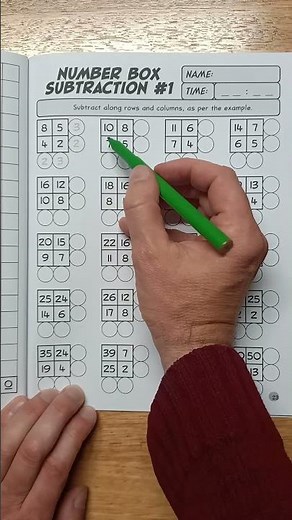 subtraction 1 number blast grade 3 and 4