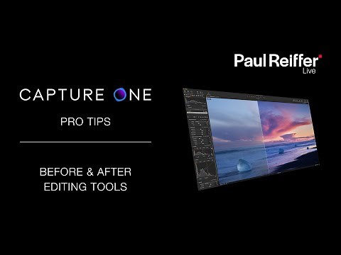 Capture One Pro Tips - Before and After Editing Tools