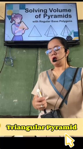 12K views · 142 reactions | Triangular Pyramid #mathematics #Math8 #mathtutor #mathlesson #mathematician #MathTinik #mathskills #mathisfun #revisedkto12curriculum #mathteacher #MaamPagayon | Mommy Eiram MiniVlog | Facebook