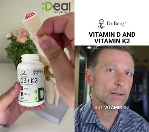 DEAL SUPPLEMENT D3 K2 Support your health of bones! #duetwith @Dr. Eric Berg #DEALSUPPLEMENT#VD3K2 #bone #bonehealth #vitamin #health