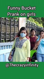 669K views · 9.1K reactions | Funny Bucket Prank on girls  #prank #comedy #reelsfb | The Crazy Infinity | Facebook