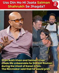 488K views · 5.3K reactions | Uss din ho hi jaata Salman-Shahrukh Se Jhagda! Rakesh Roshan on how he controlled his anger when Salman Khan and Shahrukh Khan was not behaving well. | Bollywood Bubble - Features | Facebook