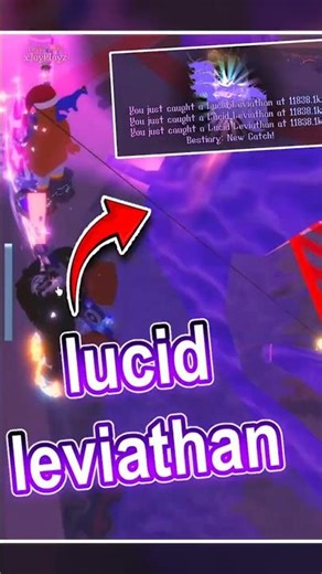 TRIPLE CATCHING THE *NEW* LUCID LEVIATHAN IN THE CULTIST LAIR UPDATE!!! #fisch #roblox #midnyte