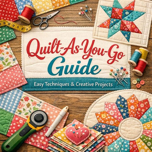 Quilt-as-you-go Guide – Easy Techniques & Creative Projects (PDF Download) - Etsy Canada