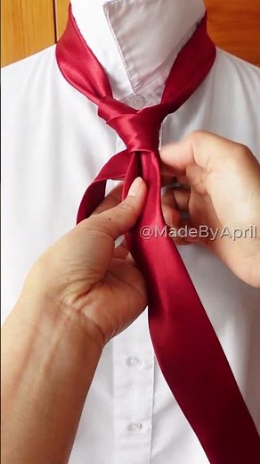 How to tie a tie The Boston necktie Knot | Easy way to tie a tie tutorial |Tying a knot #hacks #diy