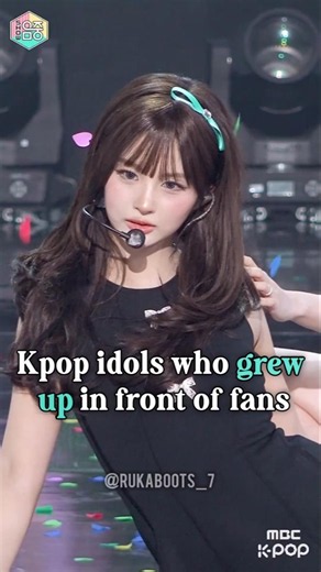 kpop idols who literally grew up in front of fans 💘 #shorts