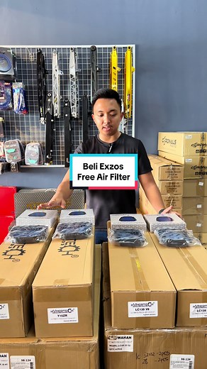 Beli Exzos Hypertech Back Pressure Free Air Filter. #hypertechoriginal