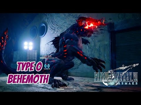 Final Fantasy 7 Remake - Type 0 Behemoth - Boss Fight