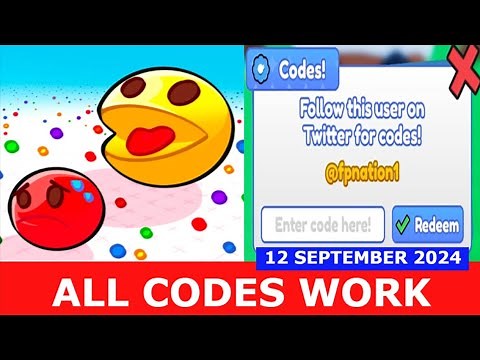 *ALL CODES WORK* Ball Eating Simulator ROBLOX | SEPTEMBER 12, 2024