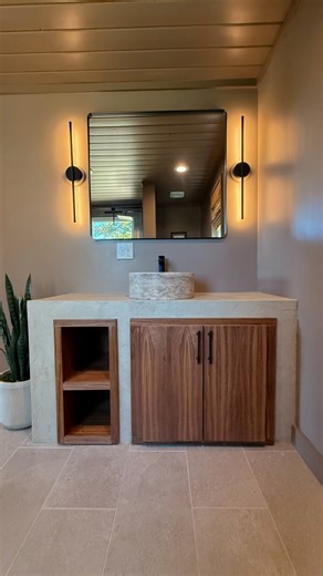 EPODEX USA | Look at this transformation our customer made with Microcement from EPODEX ✨ The surface gets a clean, modern concrete look. ✅ Suitable for... | Instagram