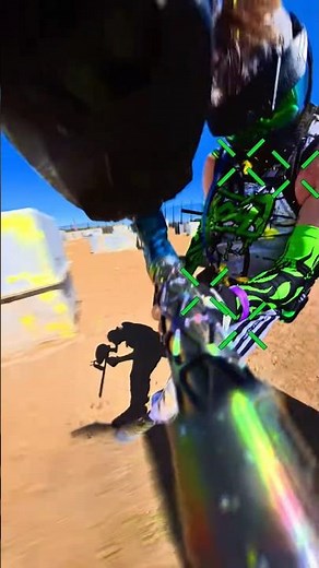 Opponent gives me a solid serving of paintballs. 🤣😂