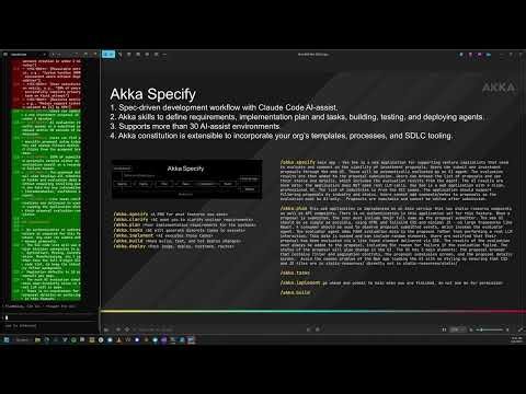 Akka Specify Demo: Using spec-driven development (SDD) with Akka