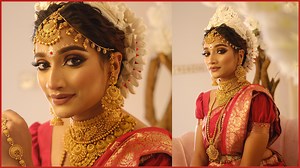 Hey loves💕 Today I’m here with the seventh and final makeup tutorial of the “Bridal Week 2021”. I kept this look simple and elegant yet a beautiful bridal makeup tutorial that will go perfectly with a traditional red benarasi saree. And all of the products used in this video will be available at BanglaShoppers . Hope you guys enjoy 💕 Model: Nidra dey neha Jewellery: ANZUM’s Products used: ⁃ Revox Vitamin C suspension illuminating moisturiser ⁃ Revox Daily sun shield SPF 50 ⁃ ABSNY Click cover 