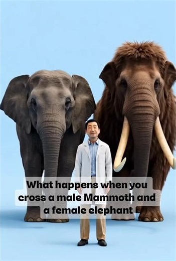 What happens when an Elephant and Mammoth Have a Baby