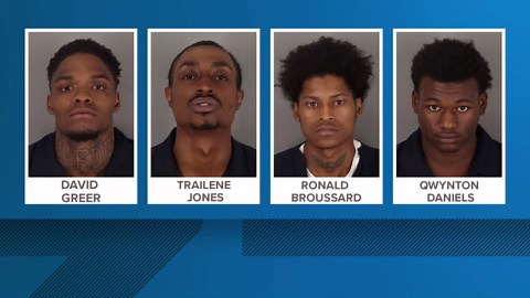 Armed robbery suspect arrested; Four men with unrelated gun charges arrested during investigation