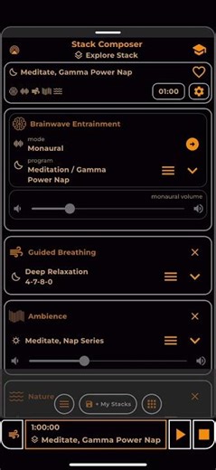 NeuralStack.io - Advanced Brainwave Entrainment (iOS & Android)