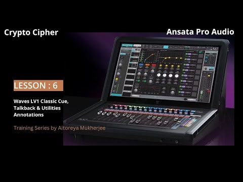 Waves LV1 Classic Cue, Talkback & Utilities Annotations- Part6